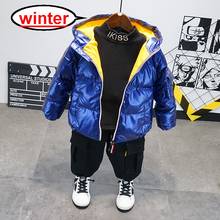 3pcs/Set Kids Suit Winter Boys Warm Down Jacket +Plus Velvet T-Shirt +Thick Pants Sport Outfit Children Clothing 2-6Yr 2024 - buy cheap