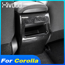 Hivotd-caja de reposabrazos con salida de aire trasera, cubierta de Panel de ventilación, accesorios de decoración Interior, estilo de coche para Toyota Corolla 2019 2021 2024 - compra barato