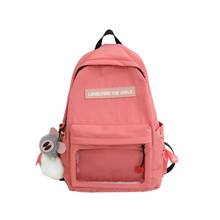 Female High-Quality Large Capacity Nylon Backpack Multi-Function Fashion Outdoor Waterproof Travel Backpacks Simple School Bags. 2024 - buy cheap