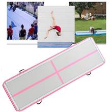 8mx2mx20cm Gymnastics Air Track Tumbling Mats Big Inflatable Airtrack Floor with Free Electric Air Pump Professional Training 2024 - buy cheap