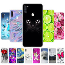 Funda trasera de silicona suave para teléfono Samsung, carcasa de Tpu de 6,4 pulgadas, con dibujos animados, para Galaxy A11 Galaxy A11 A 11 SM-A115FZWNSER a115 2024 - compra barato