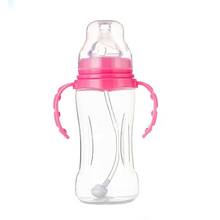 330mL Newborn Children Infant Baby Boy Girl Wide Mouth PP Feeding Bottle Drinking Water Breast-like Feeling 2024 - купить недорого