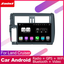 Sistema Multimedia para coche Toyota Land Cruiser Prado 150, 2009, 2010, 2011, 2012, Android, reproductor de DVD, navegación GPS, Radio 2024 - compra barato