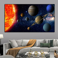 Solar System Pictures Nebula Space Universe Posters and Prints Modern Canvas Painting Wall Art for Living Room Decor Cuadros 2024 - buy cheap