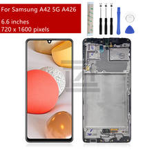 Pantalla táctil LCD para Samsung Galaxy A42 5g, montaje de digitalizador con marco para Samsung A426, piezas de repuesto 2024 - compra barato