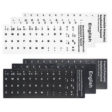 1 PC Spanish/English/Russian/Japanese/Arabic Wear-resistant Keyboard Stickers Non-slip Alphabet Layout Keyboard Replacement 2024 - buy cheap