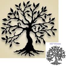 Crazyclown DIY Tree Metal Cutting Dies Stencils for Scrapbooking Album Decorative Embossing Paper Cards Crafts 2024 - buy cheap