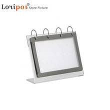 15.3x10.5cm L Acrylic Menu Stand Album Photo Display Rack For Restaurant Advertising Food List Showing Rack 2024 - buy cheap