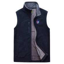 Autumn Winter Fleece Softshell Men's Vests Warm Zip Casual  Waistcoat Mens Sleeveless Jacket Outwear Jacket Male Clothing 2024 - buy cheap