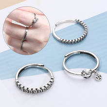 Bonito gato sorte anel aberto ajustável anel comum para as mulheres na moda simplicidade dedo decoração senhoras moda jóias presentes 2024 - compre barato