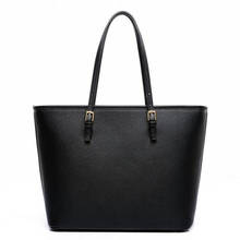 Большая сумка 2021, модная женская сумочка из искусственной кожи, короткая сумка на плечо, черная, белая, вместительная роскошная дизайнерская сумка-тоут для покупок 2024 - купить недорого