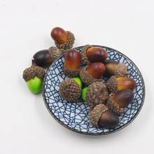 10pcs/lot Christmas Fake Plastic Foam Acorn Artificial Berry Flower Wedding Party Home Decoration Xmas Photography Accessories 2024 - buy cheap