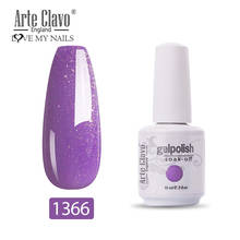 Arte Clavo Newest Custom Design Gelpolish 15ml UV LED Gel Polish Nail Art Gel Products Hybrid Nails Makeup Black Gel Nail Polish 2024 - buy cheap