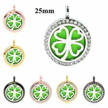 25mm Diffuser Locket Magnetic Aromatherapy / Essential Oils Locket Pendant fit Necklace Free 5pcs pads 2024 - buy cheap