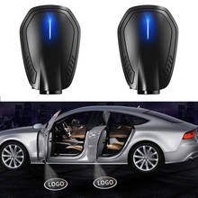 2PCS Universal Rechargeable Led Car Door Welcome Light Wireless Laser Projector Logo Ghost Shadow Lamp Car Accessories Styling 2024 - buy cheap