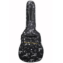 Bolsa acolchoada de pano oxford batesmusic, resistente à água, com costura dupla, para violão, bolsa de transporte, para 40/41 polegadas 2024 - compre barato