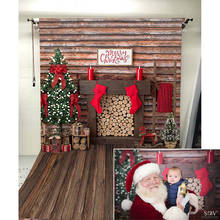 Фон для фотосъемки MEHOFOTO Рождественский фон для фотосъемки новорожденный Рождественский Фон рождественские украшения для камина 2024 - купить недорого
