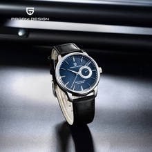 Relógio masculino luxuoso de quartzo, relógio com pulseira de couro com caixa de aço inoxidável para negócios, 2020 2024 - compre barato