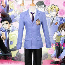 Anime Ouran High School Jacket Tie Host Club Haruhi Shirt Pants Cosplay Costume Outfit Clothing For Adult Halloween Party 2024 - buy cheap