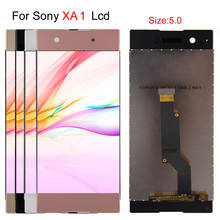 Новый ЖК-дисплей для Xperia XA1 XA 1 G3116 G3121 G3123 G3125 G3112 5,0 дюймов ЖК-дисплей дигитайзер в сборе сенсорный экран Рамка 2024 - купить недорого