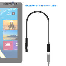 Rocketek USB Type C PD 15V зарядное устройство адаптер конвертер зарядный кабель для Microsoft Surface Pro 7/6/5/4/3 / GO / BOOK Laptop 1/2 2024 - купить недорого