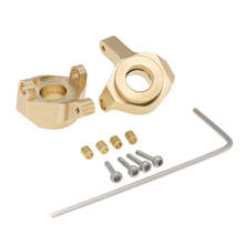 2PCS Brass Steering Knuckle Set for Axial SCX24 90081 RC Car Crawler Upgrade Parts Accs 2024 - buy cheap