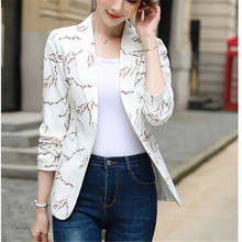 Пиджак женский повседневный, модный универсальный пиджак, приталенный деловой костюм для работы и офиса в Корейском стиле, короткое пальто, весна-осень 2024 - купить недорого