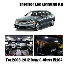 Bombillas de luz LED Canbus blancas para coche Mercedes Benz clase C W204, Kit de accesorios de luz de mapa de lectura Interior, sin Error, 22 unidades, 2008-2012 2024 - compra barato