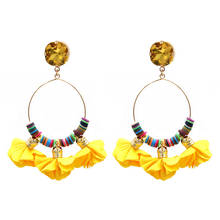 Oorbellen Colorful Drop Earrings Bohemian Long Earrings For Women Flower Earrings Fashion Statement Jewelry Wholesale Bijoux 2024 - buy cheap