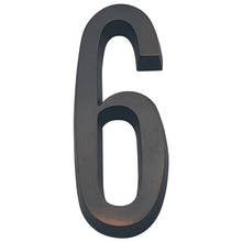 Aged Bronze 4" 101mm House Number Sticker Adhesive Door Number for House Digits Zinc Alloy Mailbox Address Sign #6 2024 - buy cheap