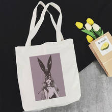 Sexy Cat Girl Ariana Grande Print Crossbody Bag Hip Hop Shoulder Canvas Bags Harajuku Handbag Large Ins Women Bag Fashion Purse 2024 - buy cheap