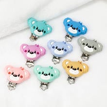 10pcs Cartoon Teether Clips Perle Silicone Teether Clip DIY Baby Dummy Chain Nipple Holder Soother Nursing Teething Toys 2024 - buy cheap