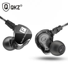 QKZ CK9-auriculares intrauditivos de doble unidad, dispositivo de audio con Subwoofer de graves, HIFI, para DJ, correr, deporte, 3,5mm, con micrófono 2024 - compra barato