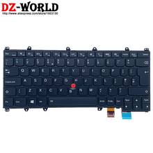 Teclado retroiluminado para Lenovo Thinkpad Yoga 260, ordenador portátil 00PA235 00PA153, RU, inglés, Original, nuevo 2024 - compra barato