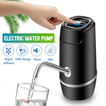 Bamba d'água elétrica automática, dispensador de água com botão para beber de galão e garrafa, equipamento inteligente sem fio para tratamento de água 2024 - compre barato