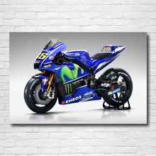 Superbike YAMAHA Sport Racing Bike Wallpaper Wall Art Posters and Prints Modern Canvas Painting for Home Decor 2024 - buy cheap