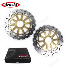 Arashi 1 Pair Disks Motor For DUCATI MONSTER 797 ABS 803cc 2017 2018 2019 2020 CNC Floating Front Brake Disc Rotors Motorycle 2024 - buy cheap