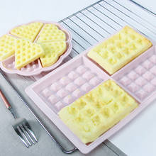 Waffle Silicone Mold Muffin Non Stick Mold Household High Temperature Oven Bakeware Afternoon Tea Moule Baking Tools ED50MJ 2024 - buy cheap