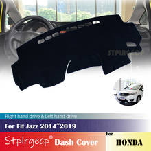 Alfombrilla antideslizante para Honda Fit Jazz 2014 ~ 2019, almohadilla de la cubierta del tablero, parasol, accesorios de coche, 2018, 2017, 2016, 2015 2024 - compra barato