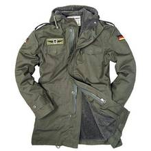 German Army Military Jacket Men Winter Cotton Jacket Thermal Trench with Hood Jackets Fleece Lining Coat 2024 - buy cheap
