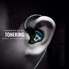 Toneking 1q flagship 10mm dinâmico de alta fidelidade monitor de música dj estúdio estágio in-ear feito à mão fone de ouvido personalizado 0.78/mmcx 2.5/3.5/4.4 cabo 2024 - compre barato