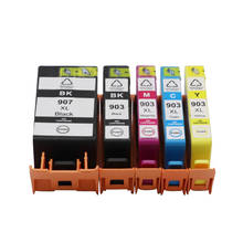 Cartucho de tinta para impresora HP903, recambio de tinta Compatible con HpOfficejet Pro 6960, 6961, 6963, 6964, 6965, 6966, 907XL, 4 colores 2024 - compra barato