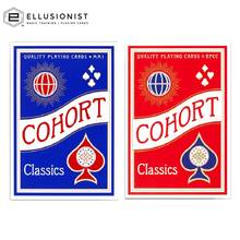 Ellusionist Cohort Marked Playing Cards Blue/Red Casino Poker USPCC Deck Magic Card Games Magic Tricks Props for Magician 2024 - buy cheap