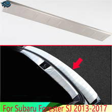 Protección de parachoques trasero de acero inoxidable para Subaru Forester SJ 2013-2017, alféizar de ventana exterior, troncos, pedal de placa decorativa 2024 - compra barato