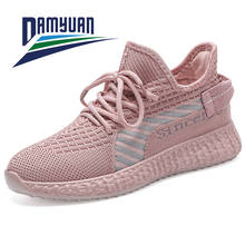 Damyuan-zapatillas de deporte planas para mujer, zapatos planos de red, informales, salvajes, ligeras y cómodas, para estudiantes, transpirables, para correr 2024 - compra barato