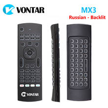 MX3 Mini Wireless Keyboard Air Mouse mx3 pro Backlit Smart voice Remote Control 2.4GHz IR Learning For Android TV Box H96 MAX X3 2024 - buy cheap