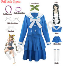 Clothing Uniforms Tenko Chabashira Danganronpa V3: Killing Harmony Cosplay Costume Schoolgirl Uniform Blue School Dress Outfit 2024 - buy cheap