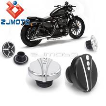 CNC Aluminum Motorcycle Accessories Fuel Oil Gas Tank Cap Cover For Harley Softail Dyna Sportster XL 883 1200 48 1996-2013 2014 2024 - buy cheap