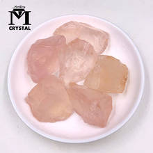 Pedras de cristal bruto de quartzo rosa 200g, pedra áspera com amostra que cura, amor por pedras naturais e minerais, tanque de peixes 2024 - compre barato