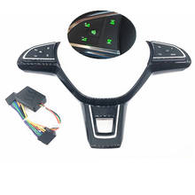 Cubos do volante do carro, novo controle remoto sem fio, interruptor de volante para skoda superb yeti rapid octavia 2024 - compre barato